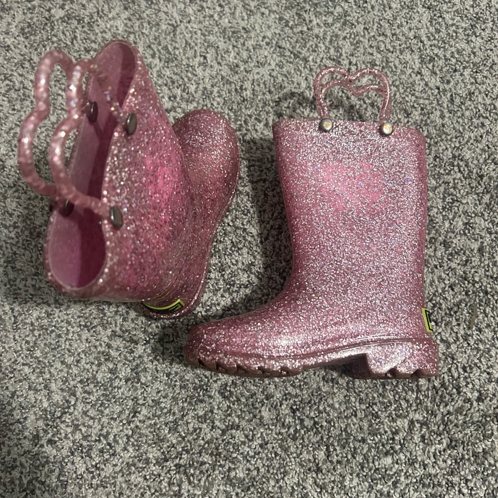 Target Kids Glitter Pink Boots